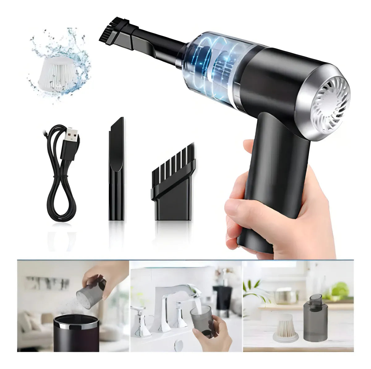 Aspiradora Inalámbrica 3 en 1