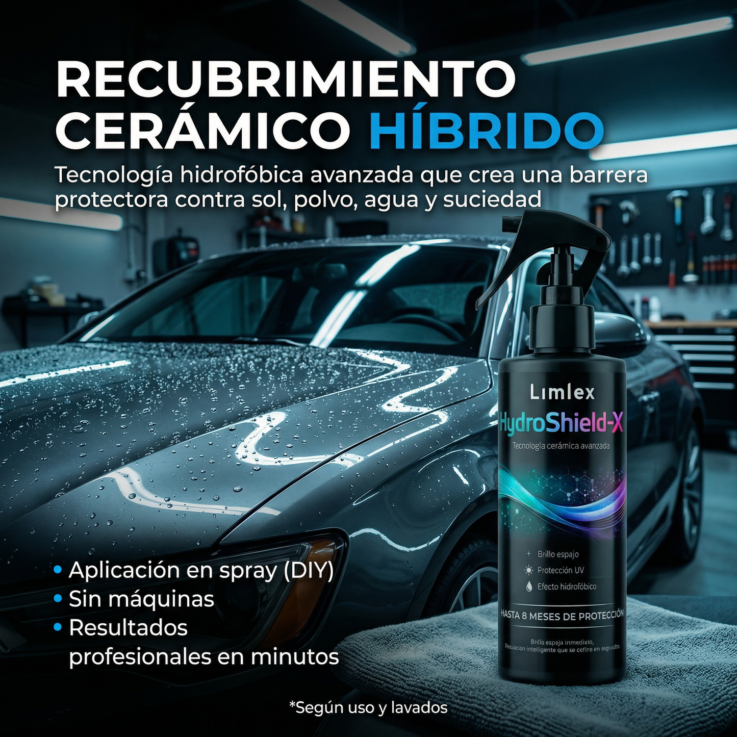 Limlex HydroShield-X | Escudo hidrofóbico contra sol, polvo y agua