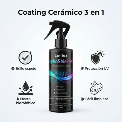 Limlex HydroShield-X | Brillo, Repelencia agua y polvo