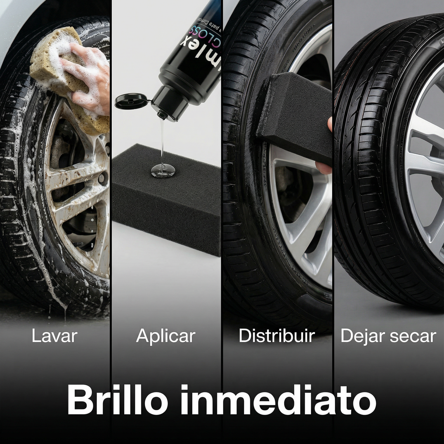 Limlex Tire Gloss – Silicona para Gomas