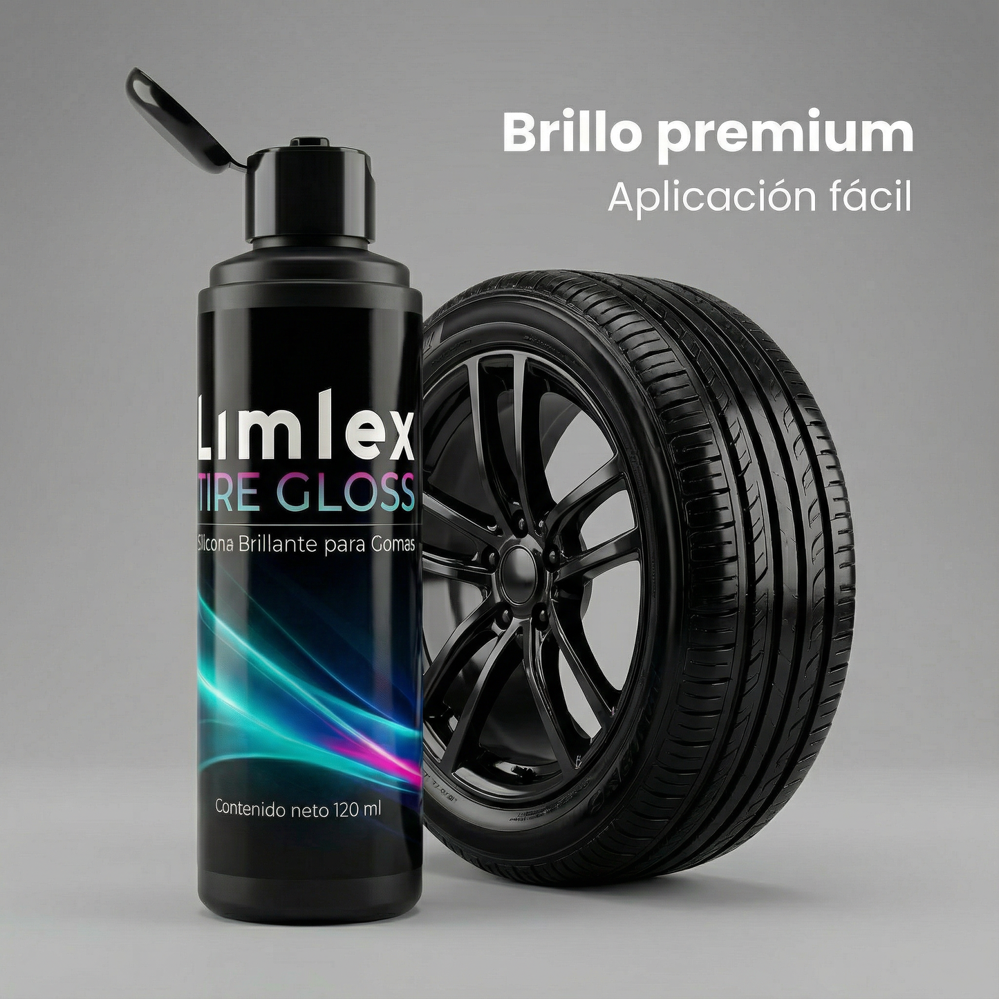 Limlex Tire Gloss – Silicona para Gomas