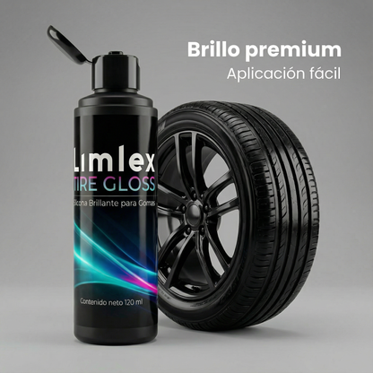 Limlex Tire Gloss – Silicona para Gomas